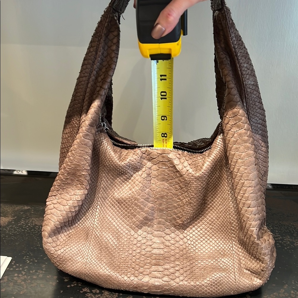 Mocha Python Hobo Bag - Picture 7 of 7